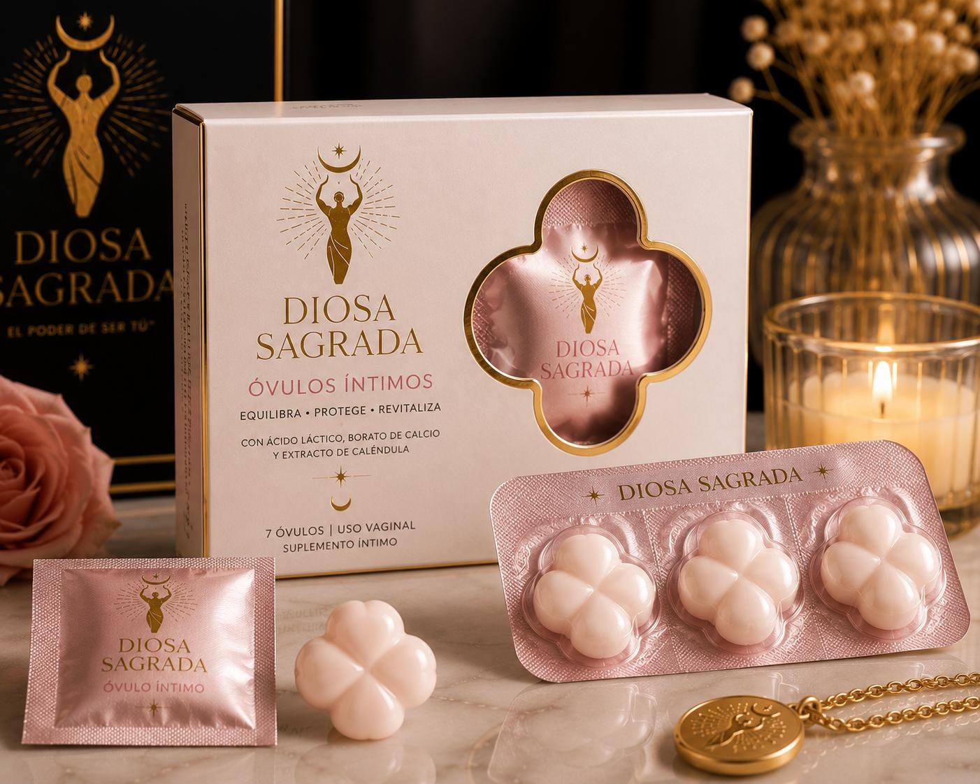 Diosa Sagrada intimate ovules packaging